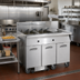 Thumbnail image #2 for Imperial 4-Tank Electric Floor Fryer with Built-In Filter System, 50 lb. Capacity Each