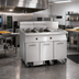 Thumbnail image #2 for Imperial 4-Tank Electric Floor Fryer with Built-In Filter System, 50 lb. Capacity Each