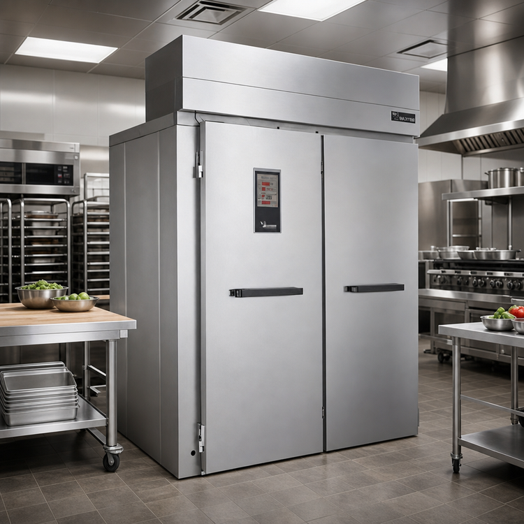 Product image #2 for Baxter Double Wide Roll-In Electric Proofer Cabinet, 62 Inch Wide x 100.5 Inch Deep, Stainless Steel, Without Floor