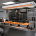 Thumbnail image #2 for Nemco Dual Remote-Control Infrared Strip Heater with Lights, 24 Inch, 208V
