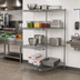 Thumbnail image #2 for Metro Super Erecta Add-On Wire Shelving Unit, 36W x 24D x 63H, 4 Shelves, Brite Finish