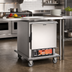 Thumbnail image #2 for Panco Extended Undercounter Heated Holding Cabinet with Solid Door and Wire Universal Slides