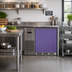 Thumbnail image #3 for Summit Appliance 24-Inch ADA Height Undercounter Refrigerator-Freezer with Lavender Purple Door, 5.1 Cu. Ft.