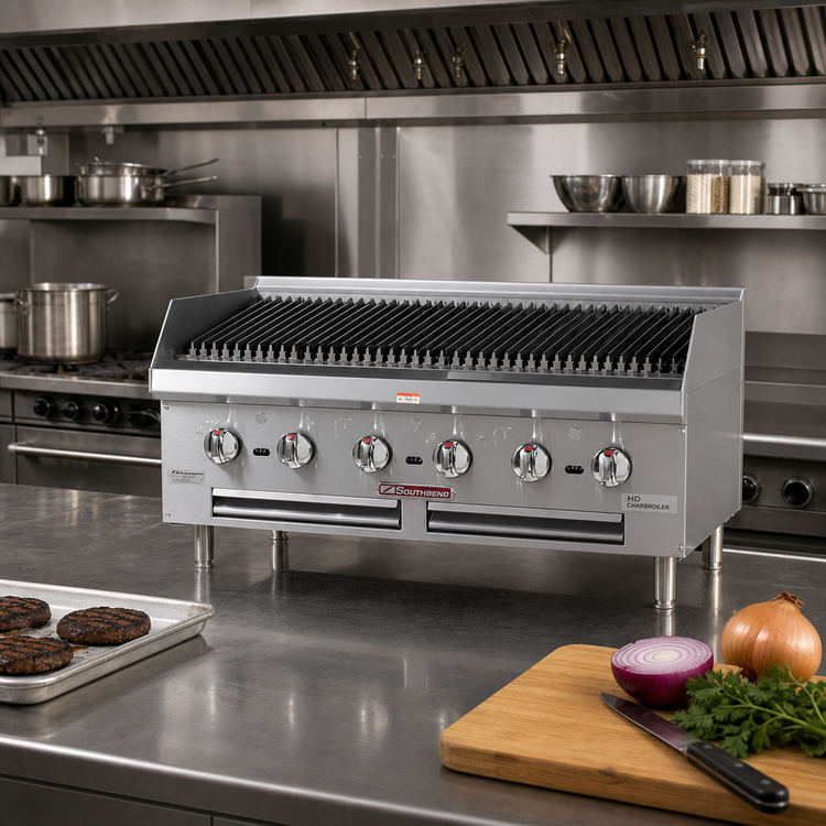 Product image #2 for Southbend HDC-12 12-Inch Gas Countertop Charbroiler with Cast Iron Radiants