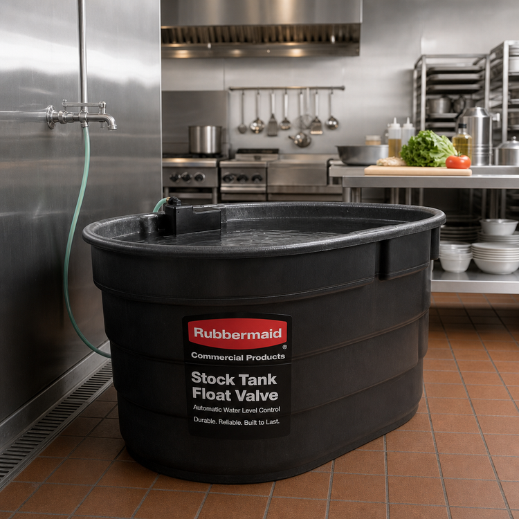 Product image #2 for Rubbermaid Commercial Products Black Stock Tank Float Valve