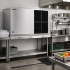 Thumbnail image #2 for Hoshizaki KM-1301SAJ3 Stackable Crescent Cube Ice Maker, Air-Cooled Self-Contained, 1,427 lb/Day, 48 Inch Wide