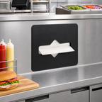 Thumbnail image #2 for Vollrath FMT-1 Flush-Mount Waxed Tissue Dispenser, Two-Box, Black ABS Plastic