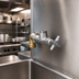 Thumbnail image #2 for T&S Big-Flo Single Wall-Mount Faucet Body, 4-Arm Handle, 3/4-Inch NPT Street Elbow, Less Nozzle