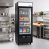 Thumbnail image #2 for Atosa One-Section 19.4 Cu. Ft. Black Glass Door Freezer Merchandiser