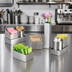Thumbnail image #2 for American Metalcraft Stainless Steel Sugar Packet Holder, Satin Finish