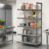 Thumbnail image #2 for Cambro Camshelving Basics Plus 5-Tier Solid Add-On Polymer Shelving Unit, 36