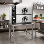 Thumbnail image #2 for Crown DCP-2 Direct Steam Pressure Steamer with 2 Compartments, 36" Wide