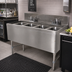 Thumbnail image #2 for Advance Tabco Prestige Supreme 4-Compartment Underbar Sink Unit, 48-Inch Wide, Open Frame Base