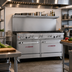 Thumbnail image #2 for Southbend Ultimate 60-Inch Gas Restaurant Range with 3 Front Burners, 2 Rear Burners, 24-Inch Griddle, and 2 Cabinets