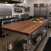 Thumbnail image #2 for John Boos Boos Block American Black Walnut Edge Grain Kitchen Countertop, 84 x 48 x 2-1/4 Inches