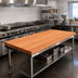 Thumbnail image #2 for Boos Block American Cherry Edge Grain Kitchen Countertop, 96 x 36 x 3 Inches, Varnique Finish