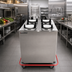 Thumbnail image #2 for Carter-Hoffmann Enclosed Heated Plate Dispenser Cart for 9-Inch Plates, 4-Silo