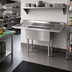 Thumbnail image #2 for Advance Tabco 2-Compartment Fabricated Sink with Left and Right Drainboards, 20 x 30 x 14 Inch Bowls