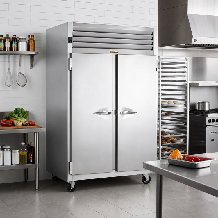 Product image #2 for Traulsen Dealer's Choice G Series 2-Section Reach-In Freezer with Half-Height Solid Doors