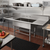 Thumbnail image #2 for John Boos Pro-Bowl 2-Compartment Stainless Steel Sink with Left and Right Drainboards, 83-1/4 Inch Wide, 14 Inch Deep Bowls