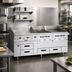 Thumbnail image #2 for Garland Arctic Fire 114-Inch Three-Section Self-Contained Refrigerator Base with 6 Drawers