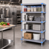 Thumbnail image #2 for Millenia 42-Inch W x 21-Inch D x 50-Inch H Stationary Starter Polymer Shelving Unit with 4 Solid Shelves