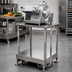 Thumbnail image #2 for Bizerba Stainless Steel Slicer Equipment Stand with Retractable Casters