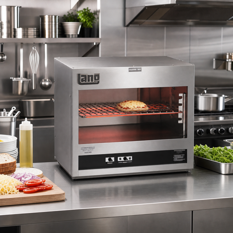 Product image #2 for Lang 24-Inch Electric Infrared Quartz Cheesemelter, Wall-Mounted/Countertop Convertible, 4-Position Rack