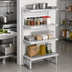 Thumbnail image #2 for Channel Manufacturing Cantilevered Shelving Common Center Upright, 72 Inch High, Aluminum, Stationary