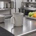 Thumbnail image #3 for American Metalcraft Crave Collection 12 oz Shadow Gray Tritan Plastic Mug with Handle