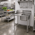 Thumbnail image #2 for Eagle Group 412 Series 1-Compartment Stainless Steel Sink with Left Drainboard, 38-7/8 Inches Wide
