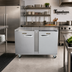 Thumbnail image #2 for Traulsen Dealer's Choice Compact 48-Inch Two-Section Undercounter Freezer with Solid Doors