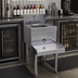 Thumbnail image #2 for Glastender Freestanding Stainless Steel Underbar Blender Station with Dump Sink, 18-Inch Wide