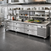 Thumbnail image #2 for True 110-Inch Refrigerated Chef Base with 6 Locking Drawers and Stainless Steel V-Edge Top