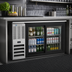 Thumbnail image #2 for Beverage-Air BB58HC-GS-S Two-Section 58-Inch Back Bar Refrigerator with Sliding Glass Doors