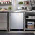 Thumbnail image #2 for Summit Commercial 24-Inch Undercounter All-Freezer, 4.7 Cu. Ft., Built-In/Freestanding, Stainless Steel