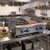Thumbnail image #2 for Comstock-Castle Countertop Gas Char-Broiler/Griddle Combination with 18 x 24 Broiler Area and 18 x 24 x 1 Inch Griddle Plate
