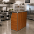 Thumbnail image #3 for Amara 4-Foot Folding Portable Bar Table, Maple Woodgrain Laminate