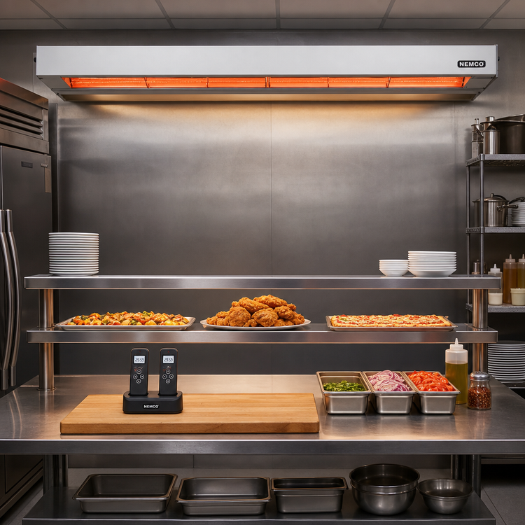 Product image #2 for Nemco 36-Inch Dual Remote-Controlled Infrared Strip Heater, 240V
