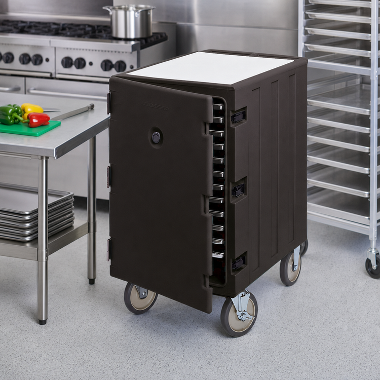 Product image #3 for Cambro Camcart Insulated Sheet Pan Transport Cart with Removable Cutting Board, Holds 13 Full-Size 18 x 26 Pans