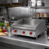 Thumbnail image #2 for Lang LG Series 24-Inch Gas Countertop Griddle with 30-Inch Deep Smooth Steel Plate and Solid State Thermostats