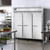 Thumbnail image #2 for Continental Refrigerator 3FESNSS Three-Section Extra-Wide Shallow Depth Reach-In Freezer