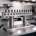 Thumbnail image #2 for Glastender 2-Column Countertop Tee Draft Dispensing Tower, 12 Faucets, Glycol-Cooled, Stainless Steel