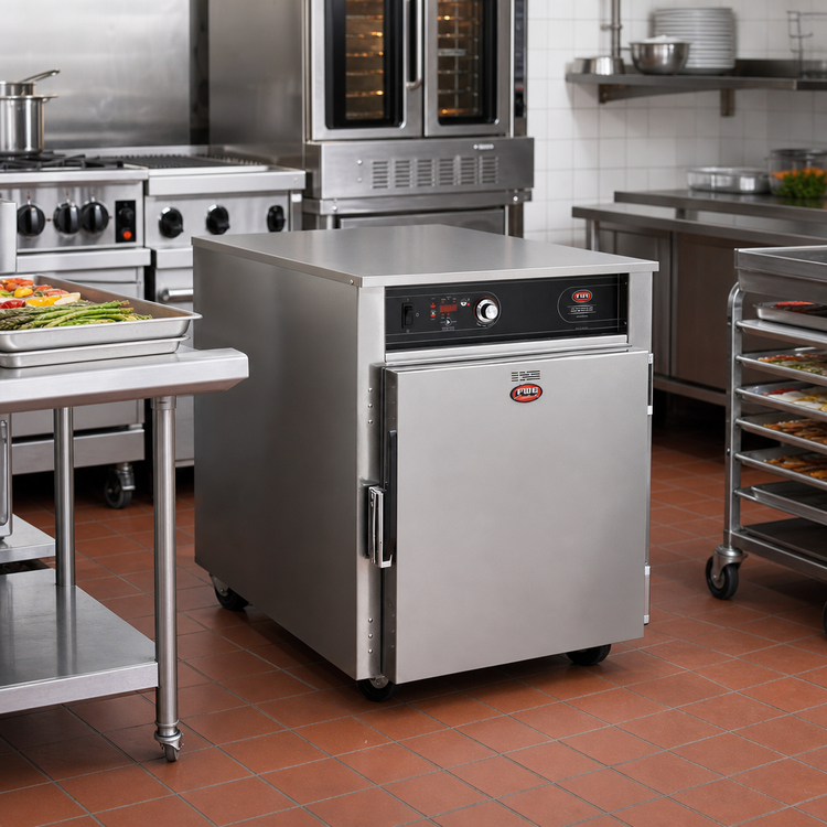 Product image #2 for FWE G2 Series Cook-Hold Mobile Cabinet, Low Voltage, Half-Height, 4 Full-Size Sheet Pan Capacity