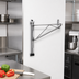 Thumbnail image #2 for Eagle Valu-Gard Prepackaged Adjustable Post Wire Wall Mount End Unit for 14-Inch Shelves