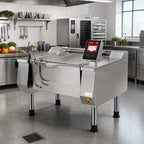 Thumbnail image #2 for Firex (Middleby) Betterpan UDBRE058V1 58-Gallon Electric Tilting Skillet Braising Pan, Modular Enclosed Base, Programmable 7-Inch Touchscreen Controls