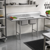Thumbnail image #2 for Two-Compartment Sink with Left Drainboard, 62-5/8