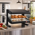 Thumbnail image #2 for Hatco Spot On 24-Inch Countertop Slant Heated Zone Merchandiser Warmer, Single Shelf, 2-Zone