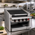 Thumbnail image #2 for 72-Inch Countertop Gas Coal Charbroiler with Ceramic Briquettes
