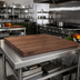 Thumbnail image #2 for Boos Block American Black Walnut Edge Grain Kitchen Countertop with Varnique Finish, 48 x 48 x 1-3/4 Inch